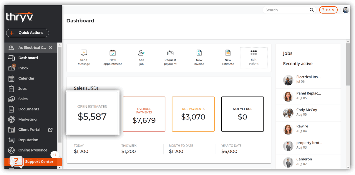 thryv dashboard image